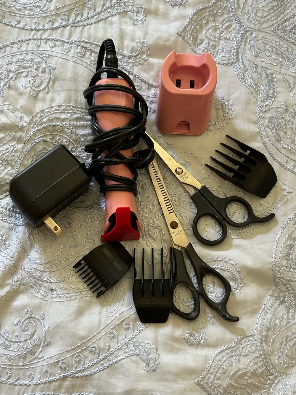 Pink Whals Hair Trimming Set